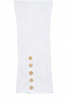 Capri Button Crop - Quazar