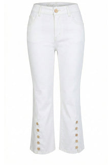 Capri Button Crop - Quazar
