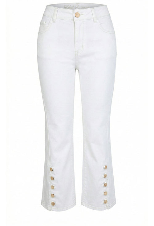 Capri Button Crop - Quazar