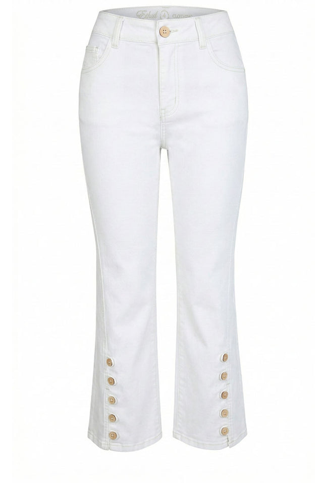 Capri Button Crop - Quazar