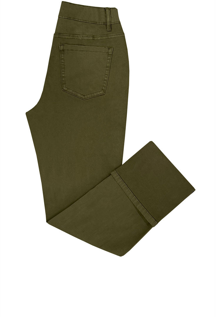Cuffed Crop Pant - Texture