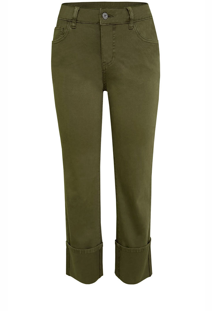 Cuffed Crop Pant - Texture